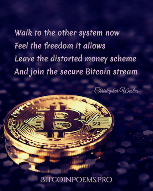 Bitcoin Quote 002 - Walk to the other system now